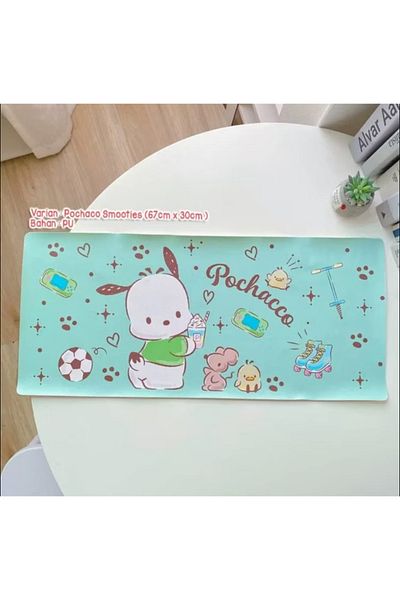synshop Почакко Сладко Куче Куроми Подложка за мишка за десктоп Клавиатура Подложка за мишка Голяма подложка за мишка Офис геймър