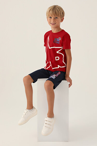 Rolypoly Boy's Red Capri Suit