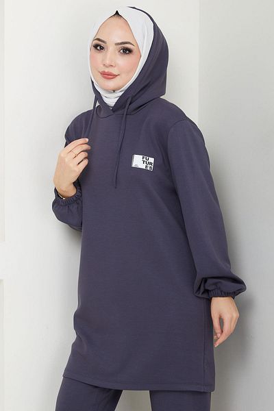 hafsamina Smoked Hooded Double Set - Rigging Detail Hm2654