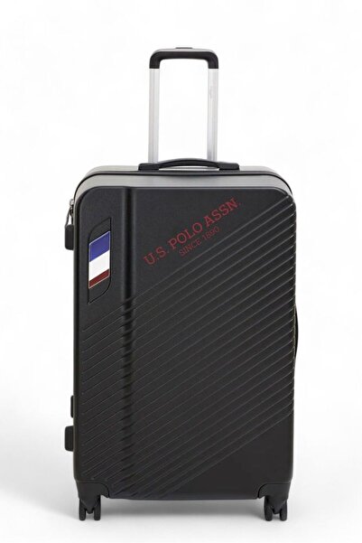 U.S. Polo Assn. Siyah Unisex Büyük Boy Valiz PLVLZ23349A-B
