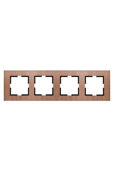 VİKO Viko92191314 Novella Walnut Quadruple Frame