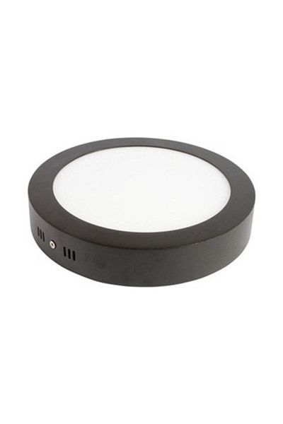 Cata Ct-5235 18 Watt - Round Black Case Led Panel, 6400K White Luminaire