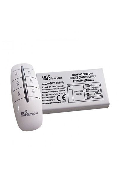 ACK Ay30-00160 220v Altılı Avize Kumandası