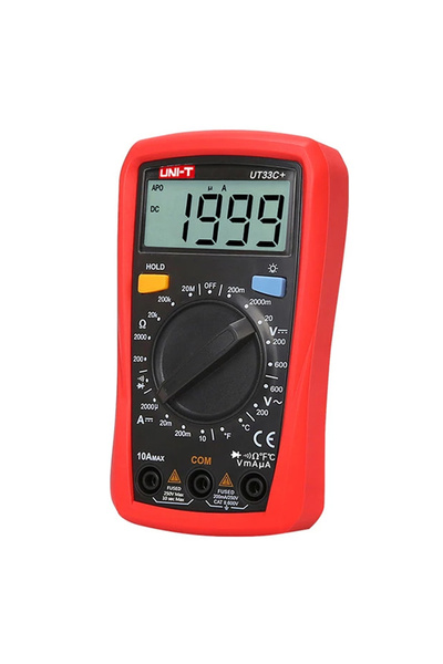 Unit Ut 33C Plus Digital Multimeter Measuring Instrument 600V