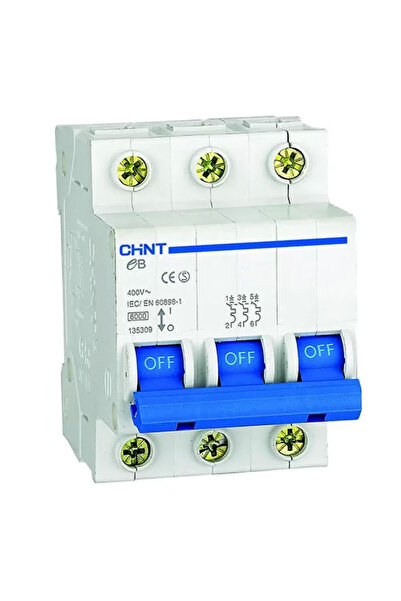 Chint Eb Serisi 3x20a C Tipi Otomatik Sigorta 4,5ka 186503