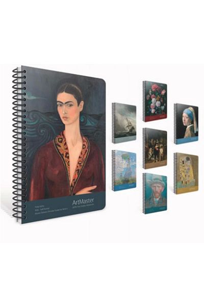 Gıpta GIPTA ART MASTER A6 - 80 YP Spiral Paper Cover, Ruled Notebook