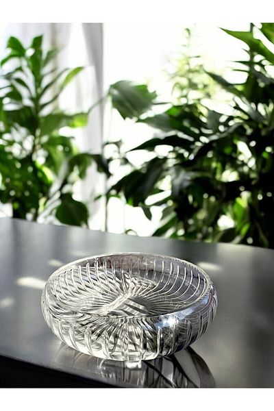 Paşabahçe Sapphire Bowl - Decor Cutting Hand Work