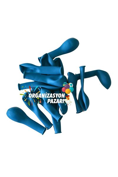 Organizasyon Pazarı 5 Inch Turquoise Color Small Size 25 Pieces Decoration Balloon