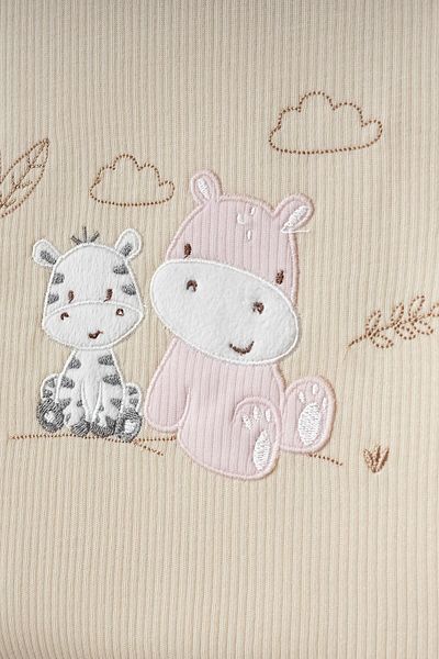 Bebitof 10 Pieces Boxed Newborn Hospital Outlet with Cute Zebra and Cow Pattern