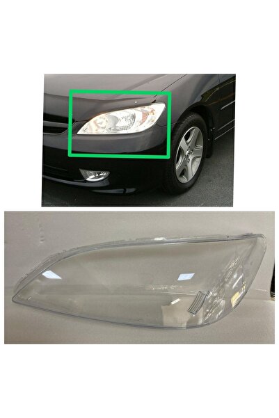 İthal HONDA CİVİC VTEC FAR CAMI 2003 2004 2005 SOL uyumlu