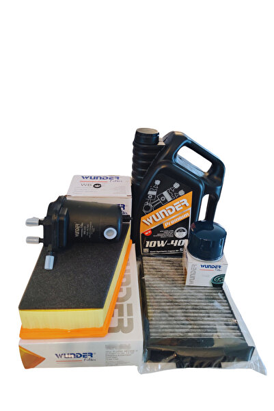 WUNDER RENAULT MEGANE 2 1.5 DCİ PERİYODİK FİLTRE VE WUNDER 10W40 5 LT YAĞ BAK...