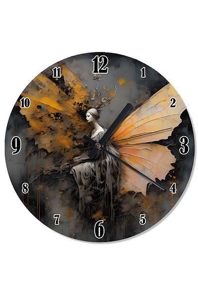 Tablomega Magical Butterfly Wings Flowing Wall Clock