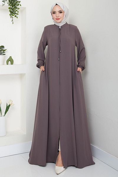 hafsamina Mink Mevlana Ferace - Lace-Up, Hm2644