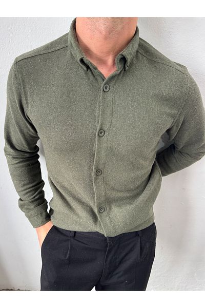 King Brothers Slim Fit Ξυλοκόπος Ανδρικό Πουκάμισο Μεγάλο Καρό Καρό Κίτρινο Λευκό