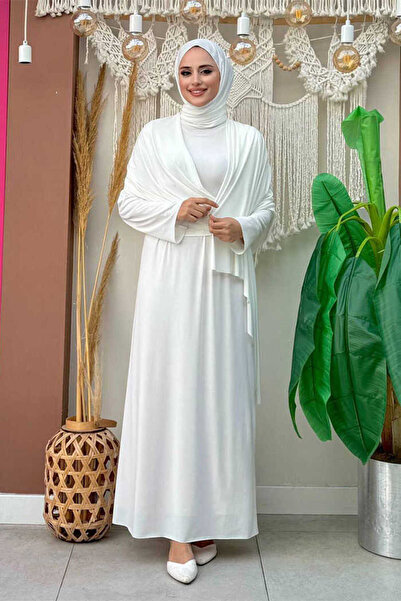 Bym Fashion Ecru Sandy 3922 Model Dress