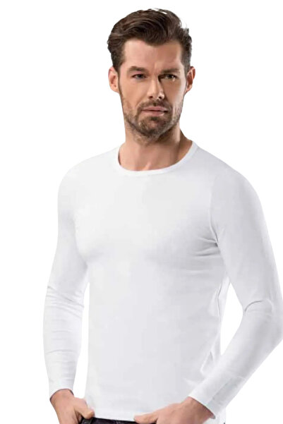 Eritqaa Men's Cotton Tank Top for Casual Comfort - Crew Neck Long Sleeve Design