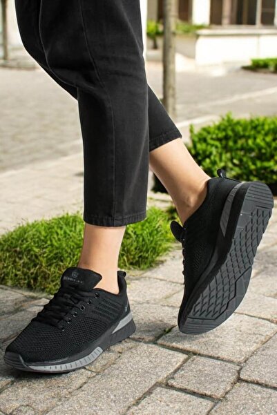 Hammer Jack 101 21200 Manaus Siyah Tam Ortopedik Jel Taban Sneaker Erkek Günlük Spor Ayakkabı