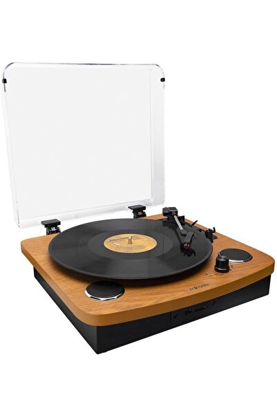 STOREMAX Sbl MN-P235 Voyager Retro Ahşap Pikap Plak Çalar Bluetooth-Usb-SD Ka...