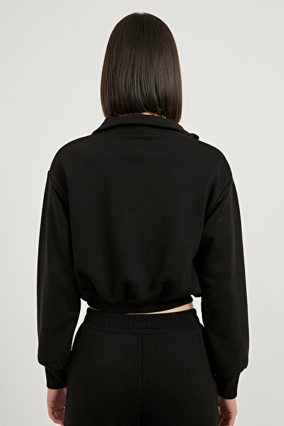 Arma Life Κεντημένο φούτερ με φερμουάρ στο λαιμό