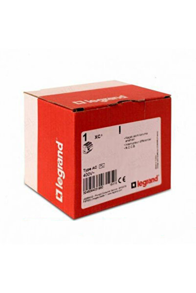 Legrand 403191 Kaçak Akım Koruma Rölesi 4x40 A 30 Ma Ac Tip