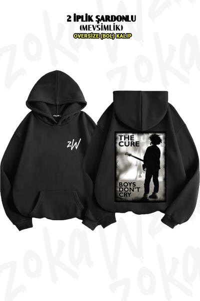 ZOKAWEAR Φούτερ με κουκούλα με στάμπα The Cure Boys (2 νήματα)