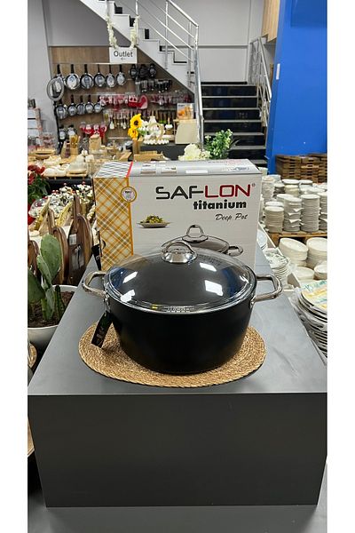 SAFLON Safinox 34 cm Deep Titanium Cooktop