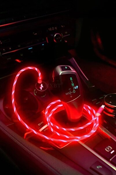 JUDAS Lightning Magnetic Akan Led Işıklı Şarj Kablosu -2mt