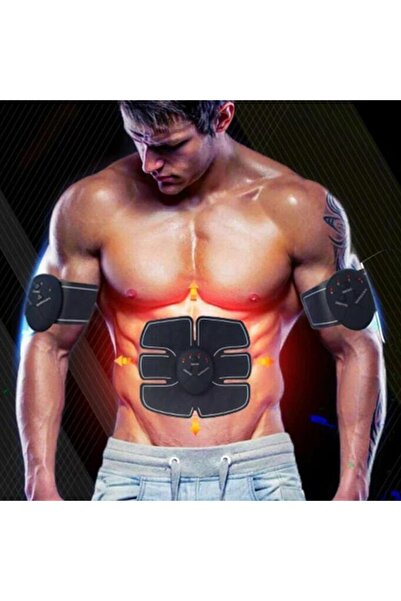 Genel Markalar Sporcu Karın Kası Çalıştırıcı Masaj Aleti 6'lı Set Fitness Ems...