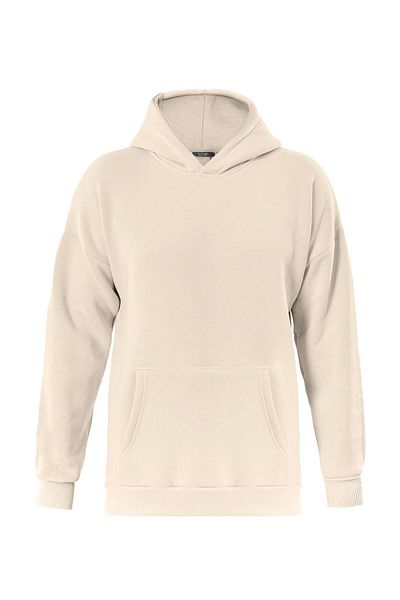 SOFTWAY Are You Ok Honey Printed Unisex Oversize Φούτερ - ΜΠΕΖ με κουκούλα και φλις