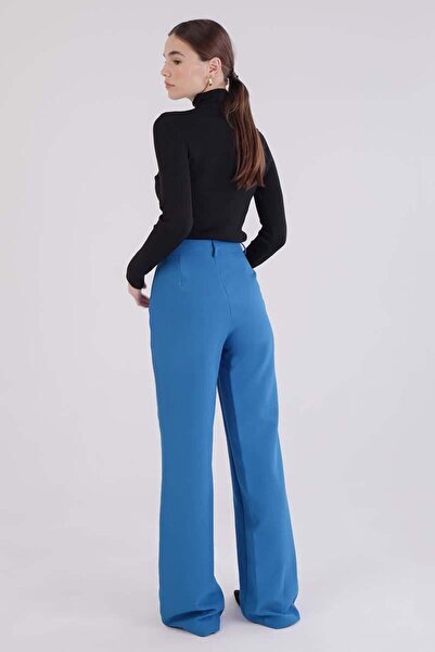 ALLDAY Saks- Ribbed Palazzo Trousers