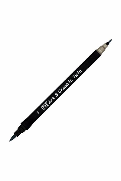Zig Art & Graphic Twin Marker Drawing Pen 82 Cool Gray 7