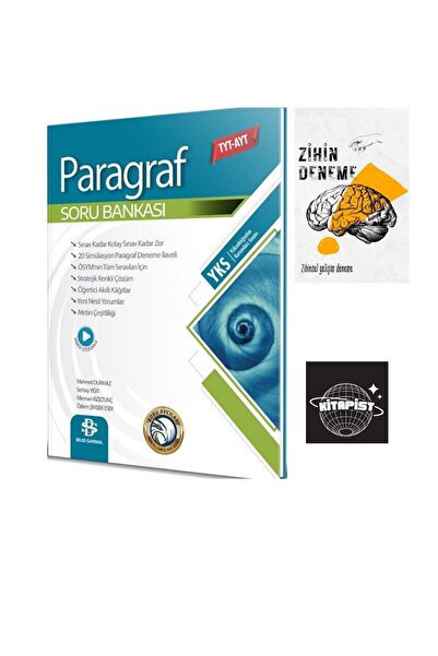 Karma Kitaplar BİLGİSARMAL TYT-AYT PARAGRAF SORU BANKASI-ZİHİNDENEME-İST257