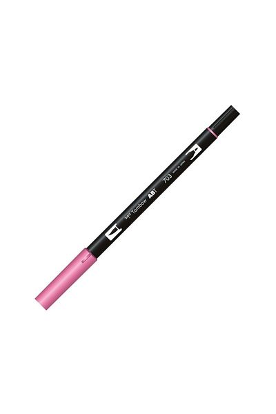 Tombow Ab-t Dual Brush Pen Grafik Kalemi Pink Rose 703