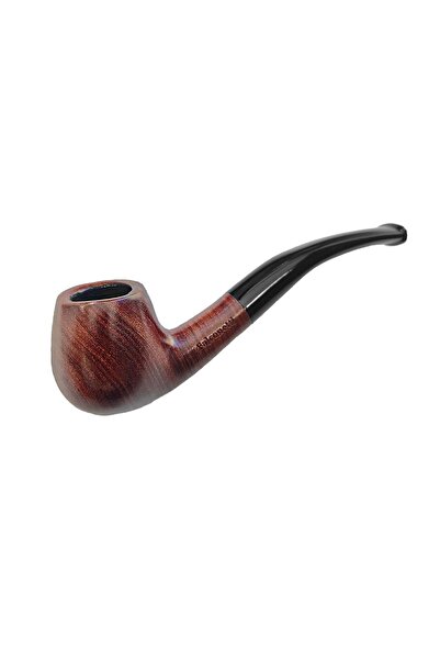 Falconetti 9 mm. Kahverengi Sandalwood Eğimli Sap Mini Ahşap Pipo rd35