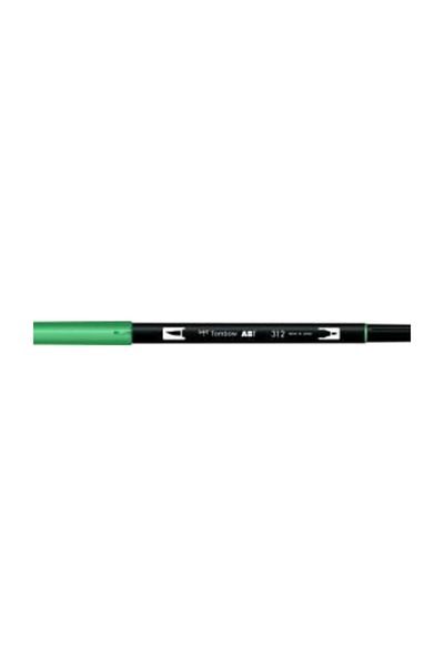 Tombow Holly Green Dual Brush Graphic Pen - Ab-T 312
