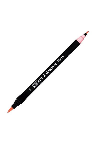 Zig Art & Graphic Twin Marker Drawing Pen 21 Light Pink