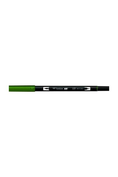 Tombow Ab-t Dual Brush Pen Grafik Kalemi Dark Jade 177