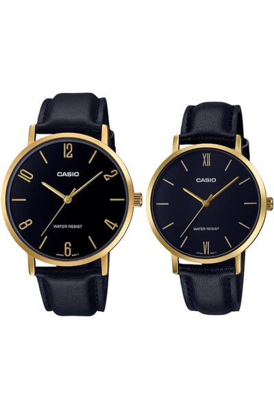 Casio ساعة يد مزدوجة MTP-LTP- VT01GL-1BUDF (للنساء والرجال)