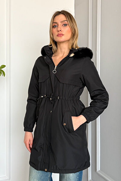 ModaPlaza 9129 Модель жіночого пальто з капюшоном Bondit