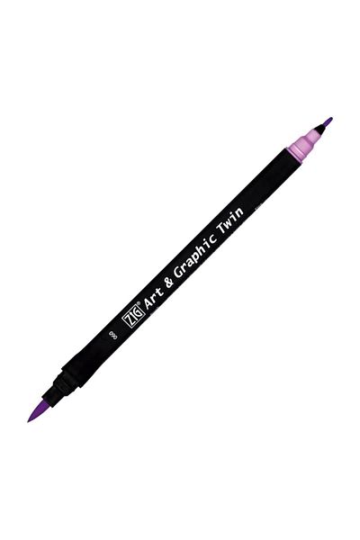 Zig Art & Graphic Twin Marker Drawing Pen 60 Light Violet