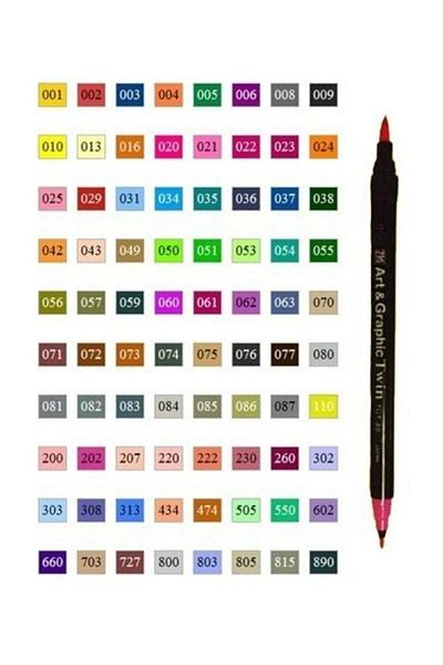 Zig Art & Graphic Twin Marker Drawing Pen 59 Hookers Green