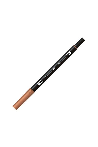 Tombow Saddle Brown Ab-t Dual Brush Pen - Graphic Pen 977