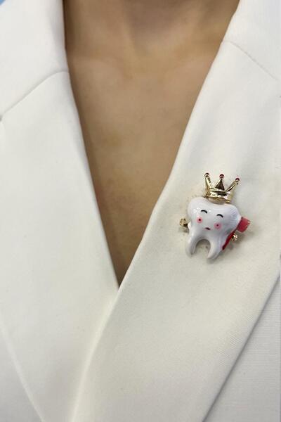 Modex Fırçalı Mineli Sevimli Diş Broş (3CM)