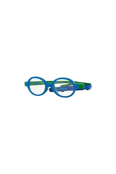 MIRAFLEX Unisex Oval Eyeglasses- Mf 4008 - Lense Size:38mm - Blue & Green