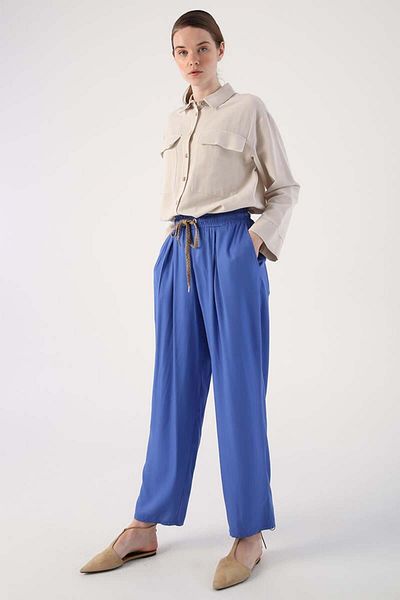 ALLDAY Pantaloni largi cu talie elastică