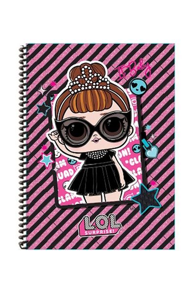 LOL Glass Broken A6 80 Sheets Spiral Notepad140300-93