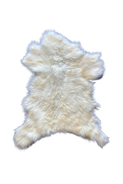 ln leather Gerçek Uzun Tüylü Koyun Postu - Naturel Uzun Tüylü Koyun Postu - D...