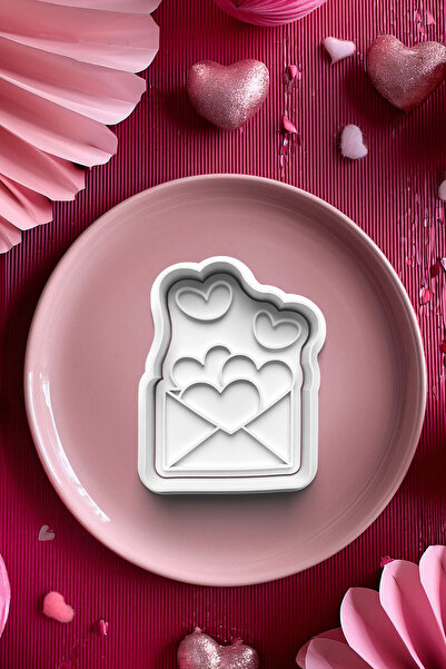 Deep Sweet مغلف على شكل قلب على شكل قلب، قالب كوكيز، قطاعة زلابية