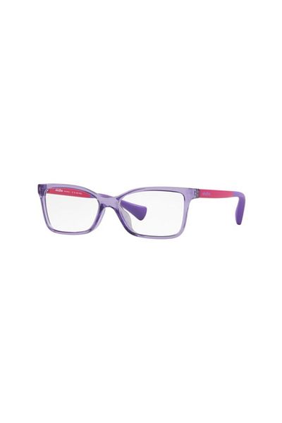 MIRAFLEX Woman Rectangle Eyeglasses- Mf 4011 - Lense Size:49mm - Shiny Translucent Light Lilic