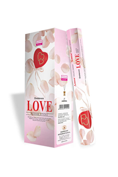 OrdoVeni Aşk & Love &  Kokulu 1 Kutu Çubuk Tütsü 20 Adet & Oda Kokusu